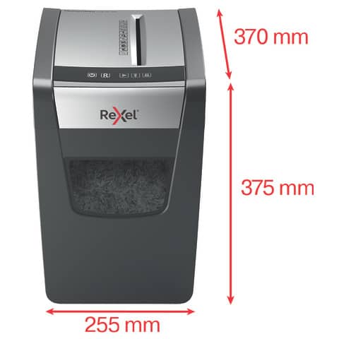 Distruggidocumenti uso moderato Rexel Momentum X410-SL Slimline P-4 - 23 L- taglio a frammenti 4x28 mm - 2104573EU
